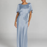 Vestido Golden Hour - Azul Gelo