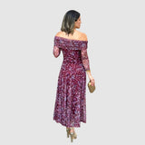 Dana - Vestido com ombros à mostra