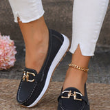 Elisa - Mocassins com Fivela Plana