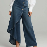 Audrey™ | Calças de denim com nó