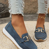 Elisa - Mocassins com Fivela Plana