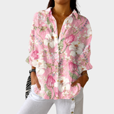 Blusa leve e colorida com estampado