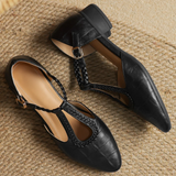 Mary Janes Clássicas Fivela Lateral Mulher | Elegantes Primavera