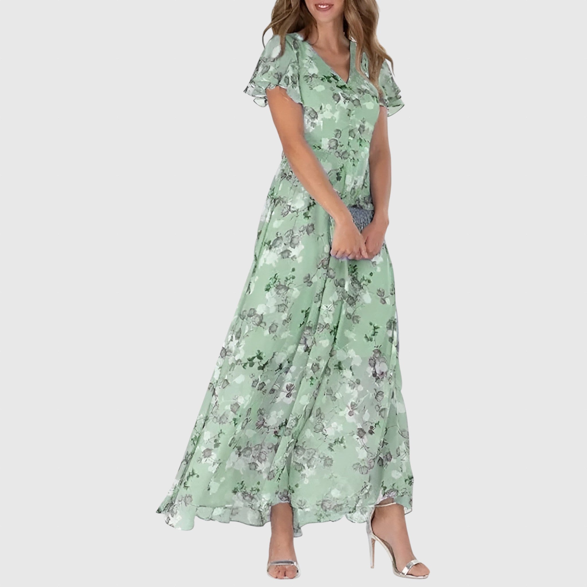 Anna - Vestido Elegante que Esconde a Barriga