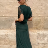 Louise | Vestido Maxi de Festa Elegante com Decote em V