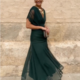 Louise | Vestido Maxi de Festa Elegante com Decote em V