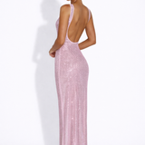 Elara | Vestido Maxi buddel check nog