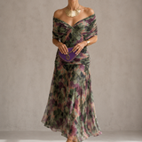 Hendrika | Vestido de Noite Cor-de-Coral