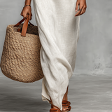 Francisca - Vestido Maxi de Linho Minimalista