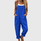 MACACÃO AZUL SUAVE ESTILO CASUAL