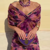 Hendrika | Vestido de Noite Cor-de-Coral
