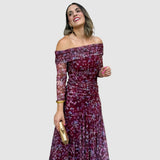 Dana - Vestido com ombros à mostra