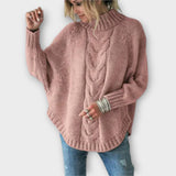 Elysian - Pullover Tricotado com Padrão de Cabos