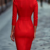 Camille™ | Elegante Vestido Envelope Ajustado