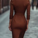 Camille™ | Elegante Vestido Envelope Ajustado