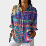 Blusa Leve e Colorida com Estampa