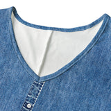 Hélène™ | Vestido de denim retro
