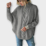 Elysian - Pullover Tricotado com Padrão de Cabos