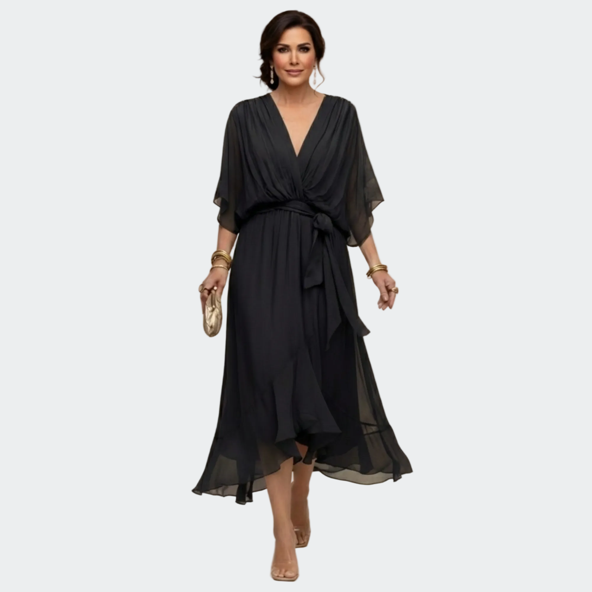 Monica - Vestido Decote V