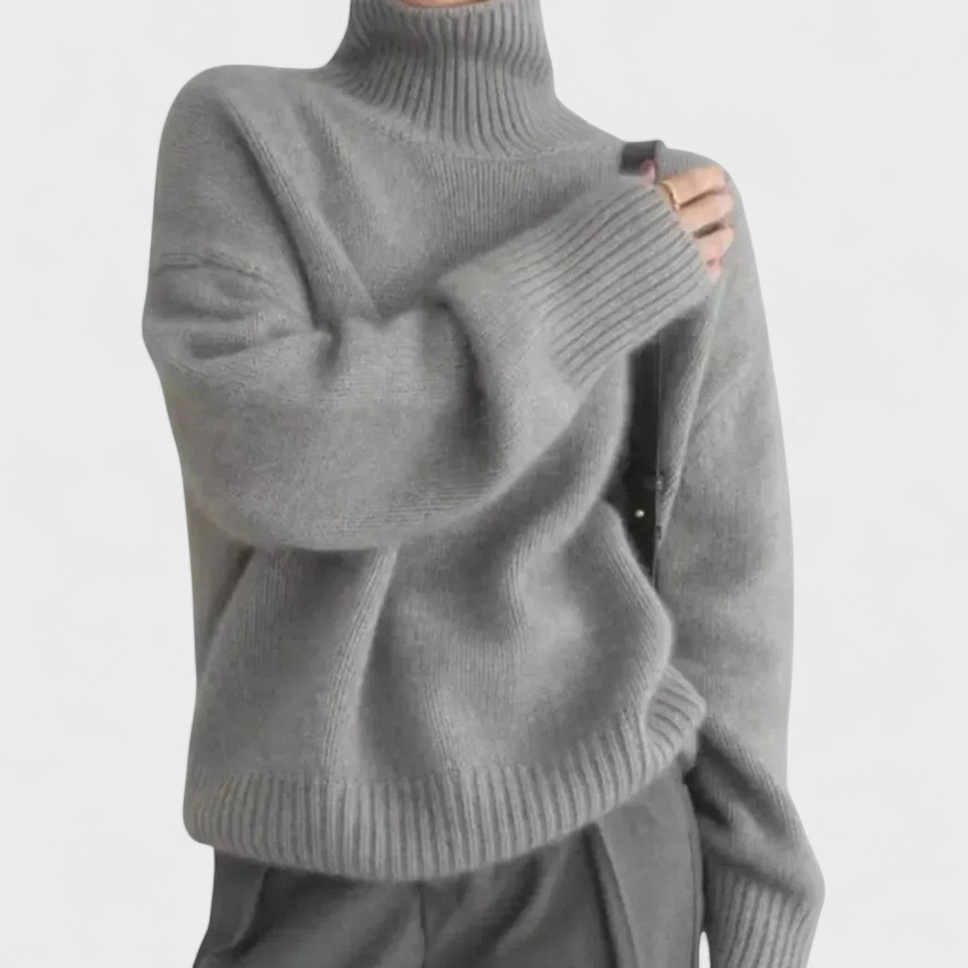 Edith | Pullover de Cashmere de Gola Alta