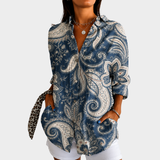 Blusa Grace Paisley Costeira
