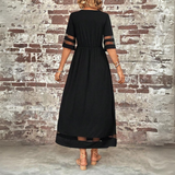 Aubrée – Vestido midi que realça a silhueta