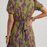 Sara - Robe Midi Floral Relaxada