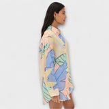 Mary - Conjunto de Calções com Estampa de Folhas Tropicais da Playa Boyfriend