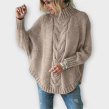 Elysian - Pullover Tricotado com Padrão de Cabos