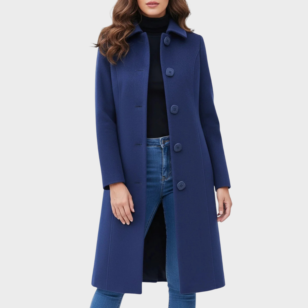Josephine | Casaco de Inverno de Botão Único