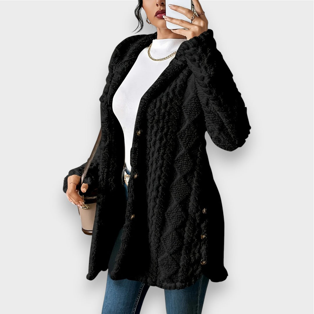 Charlotte | Cardigan de Pelúcia com Capuz