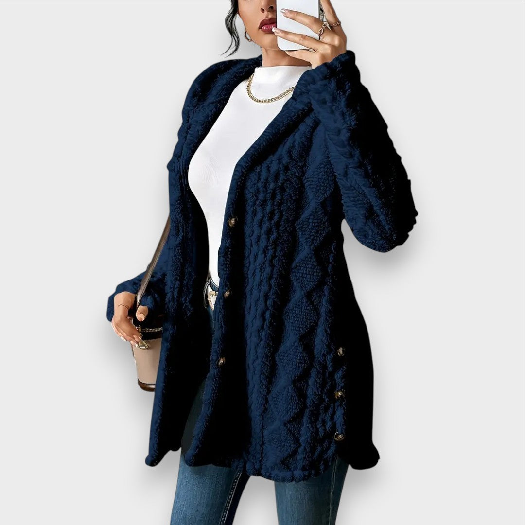 Charlotte | Cardigan de Pelúcia com Capuz