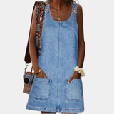 Saylor™ | Vestido descontraído estilo denim