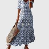Amália | Vestido Maxi de Verão Boho Vintage