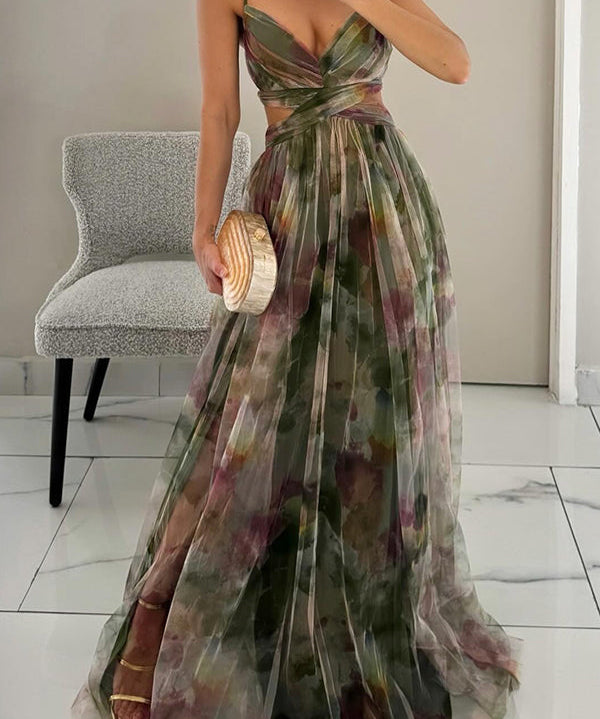 Sanne™ | Vestido de Noite Romântico e Fluido