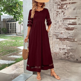 Aubrée – Vestido midi que realça a silhueta