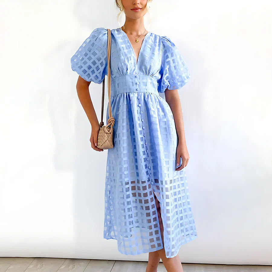 Lise™ | Vestido Midi Romântico