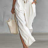 Bruna - Conjunto  Elegante com Calças Largas