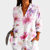 Blusa Harmonia de Flores Suaves