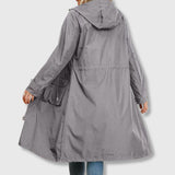 Julia | Casaco Trench Estiloso com Capuz