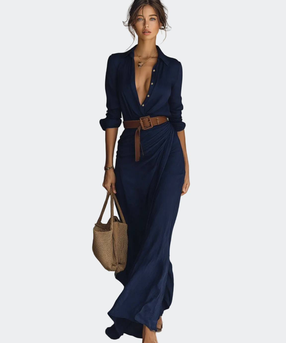 Marija - Vestido Maxi com Cinto