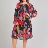 Florine – Vestido floral elegante