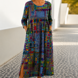 Bruna | Vestido Midi Estampado
