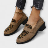 Aurora - Sapatos elegantes para mulheres com padrão de pantera
