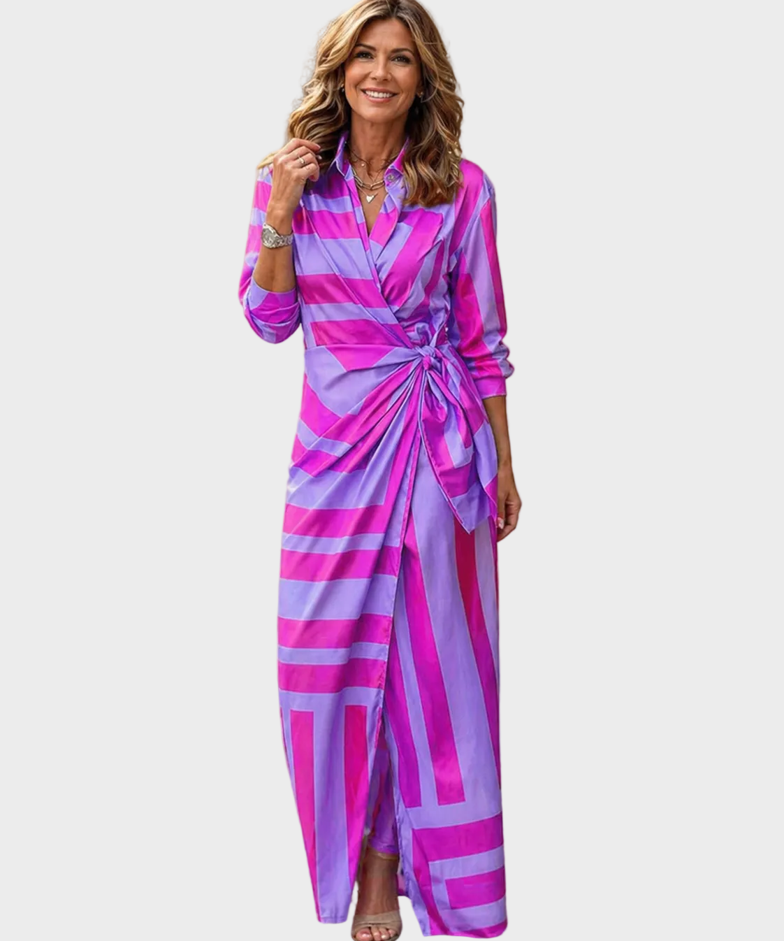 Lola - Maxi Print Vestido