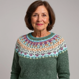 Abigail | Pullover Vintage Islandês de Malha