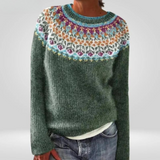 Abigail | Pullover Vintage Islandês de Malha