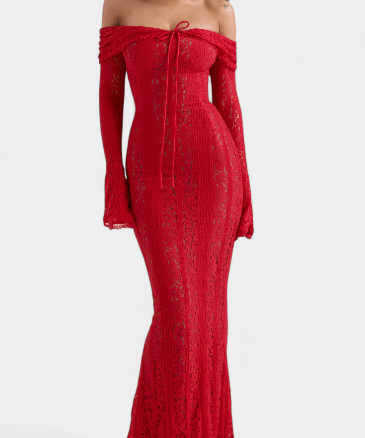 Alberte | Vestido Off-Shoulder