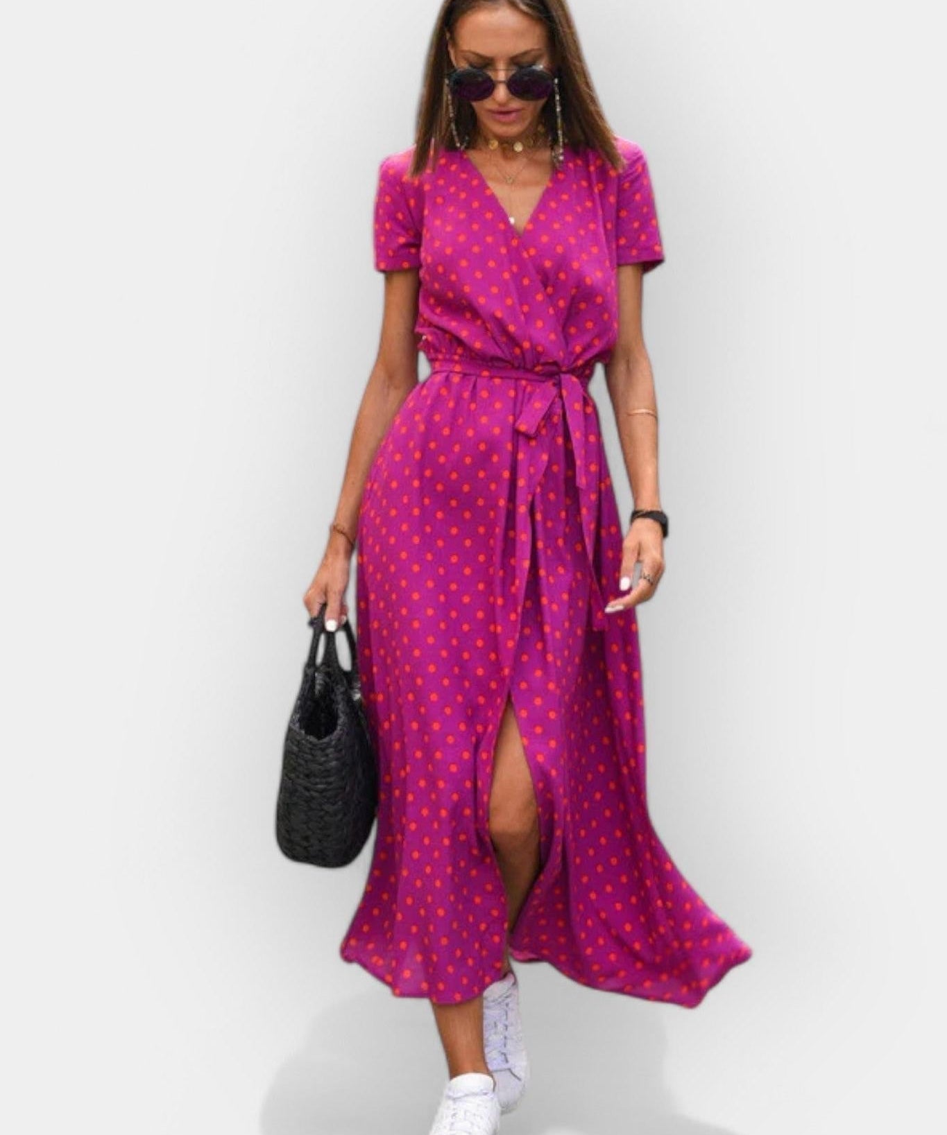 Beatriz | Vestido Elegante Estampado Verão