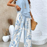 Amélia | Conjunto Azul de Verão Mulher